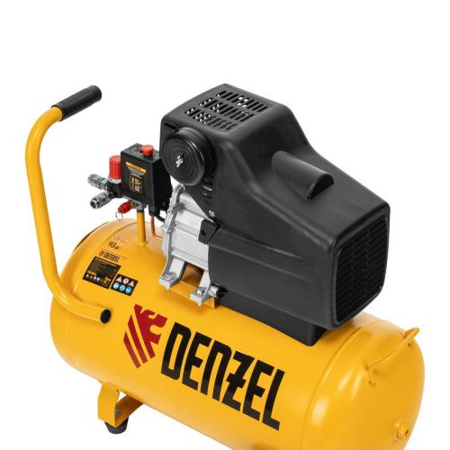Компрессор воздушный, прямой привод DC1500/50, 1.5 кВт, 50 литров, 220 л/мин Denzel-Tehinstrument