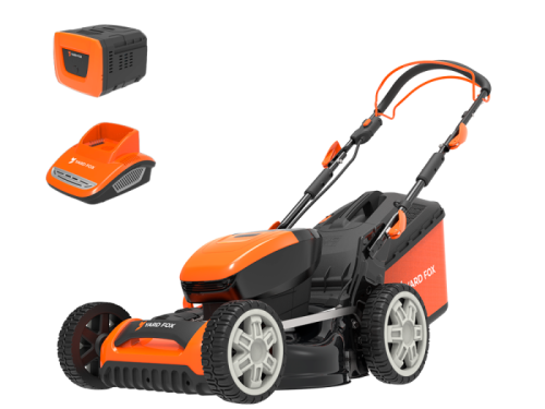 Аккумуляторная несамоходная газонокосилка YARD FOX EL 4655 B SET 60V-Tehinstrument