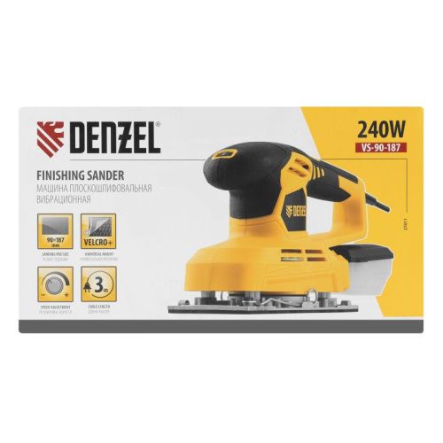 Машина плоскошлифовальная вибрационная Denzel VS-90-187-Tehinstrument