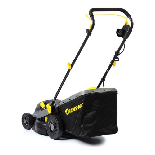 Газонокосилка эл. CHAMPION EM3816 (1,6 кВт пласт.+ткань травосб. 42л ширина 380мм 30-75мм, 11,3кг)-Tehinstrument