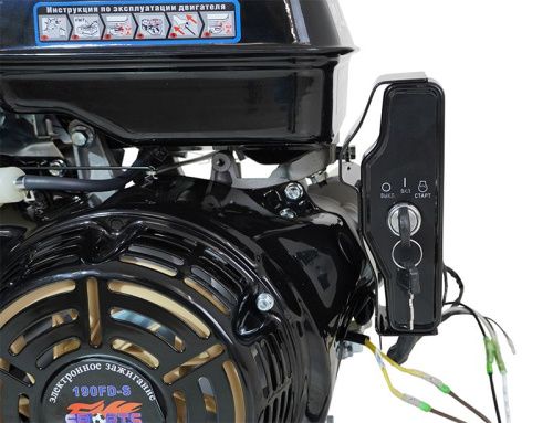 Двигатель 190FD-S Sport New, вал ?25мм, катушка 18 Ампер-Tehinstrument