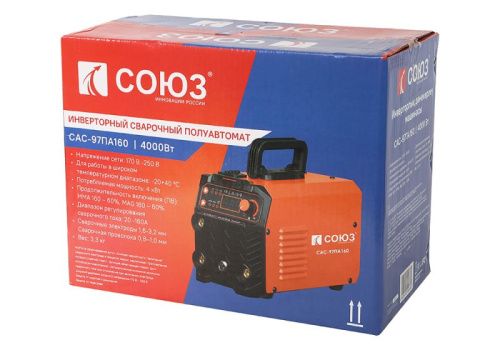 Инверторный сварочный полуавтомат СОЮЗ САС-97ПА160-Tehinstrument