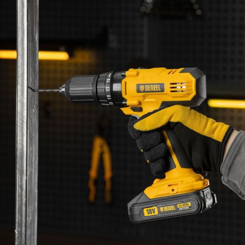 Дрель-шуруповерт аккумуляторная Denzel CDL-IB-18-02-Tehinstrument