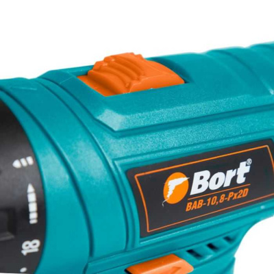Аккумуляторный шуруповерт Bort BAB-10,8-Px2D (дрель-шуруповерт Борт 10,8-2), 91270948-Tehinstrument