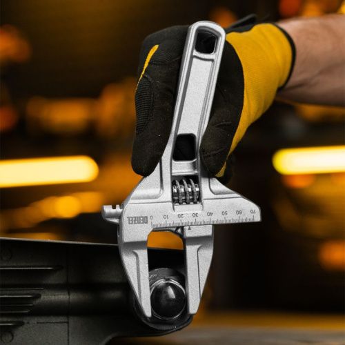 Ключ разводной Denzel 205 мм, алюминиевый-Tehinstrument