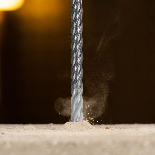 Бур по бетону, цельная крестовая пластина, 8x215 мм, SDS PLUS Denzel-Tehinstrument