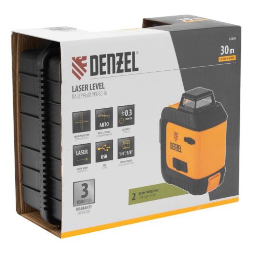 Лазерный уровень мультипризм. Denzel LXI 360-2 Green-Tehinstrument