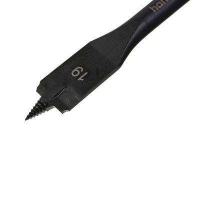 Сверло перовое по дереву 19мм, высококачеств. сталь, шестигр. хвостовик, Hanskonner-Tehinstrument