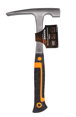 Молоток каменщика Вихрь 600гр., цельнометаллический, двухкомпонентная рукоятка-Tehinstrument