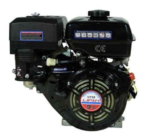 Двигатель Lifan 177F, вал шлицевой-Tehinstrument