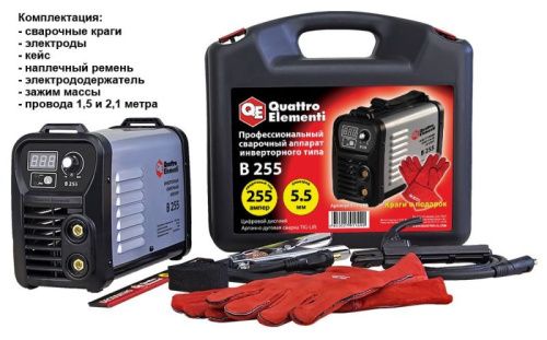 Аппарат электродной сварки, инвертор QUATTRO ELEMENTI B 255-Tehinstrument