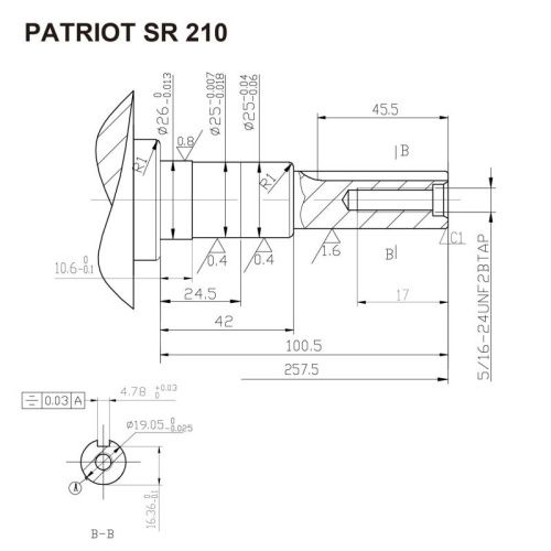 Двигатель бензиновый Patriot SR 210-Tehinstrument