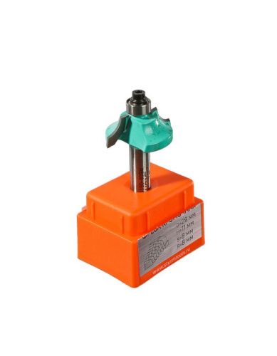 Фреза кромочная калевочная с подшипником 9,5 мм, dxhxl 29x11x54 мм, хв.8  Sturm-Tehinstrument