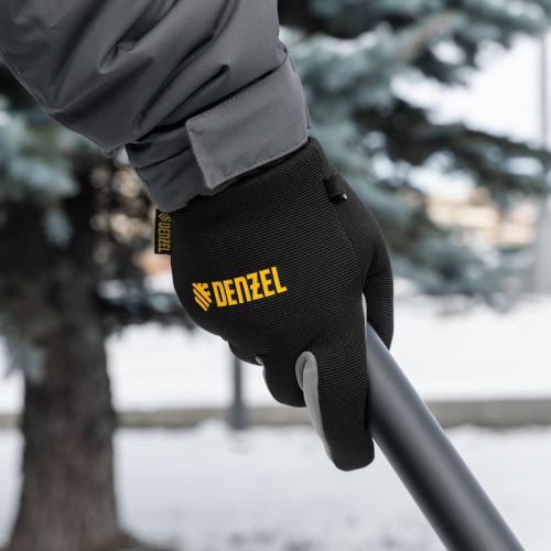 Перчатки универсальные, двойные, работа с сенсорным экраном, вязаная манжета, размер 10 Denzel-Tehinstrument