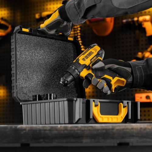 Аккумуляторный шуруповерт Denzel CDQ-12, Li-Ion, 12 В-Tehinstrument