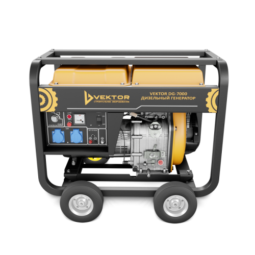 Дизельный генератор Vektor DG-7000-Tehinstrument