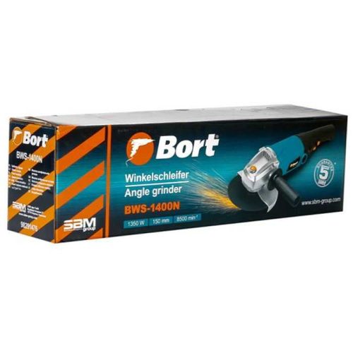 Угловая шлифовальная машина Bort BWS-1400N (болгарка Борт 1400н), 98291476-Tehinstrument