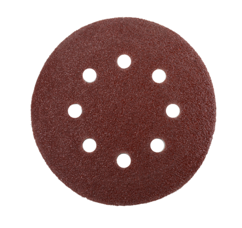 Круги шлифовальные на липучке 125мм, P40, 8 отв. (5 шт) Вихрь-Tehinstrument