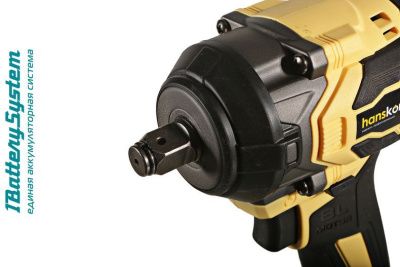 Аккумуляторный ударный гайковерт Hanskonner HCD20600BL 1BatterySystem-Tehinstrument