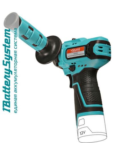 Полировальная машина аккумуляторная  Sturm CCP1275 1BatterySystem12V-Tehinstrument