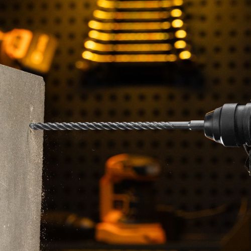 Бур по бетону, цельная крестовая пластина, 10x315 мм, SDS PLUS Denzel-Tehinstrument