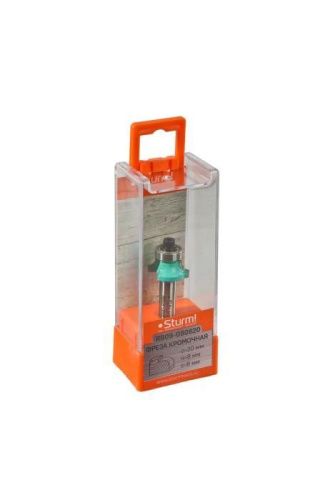 Фреза кромочная калевочная Sturm R 20, 20x8x52 мм, хвостовик 8 мм, с подшипником 12,7 мм-Tehinstrument