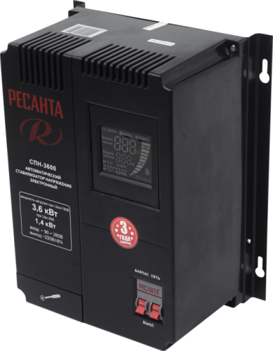 Стабилизатор напряжения РЕСАНТА СПН-3600-Tehinstrument