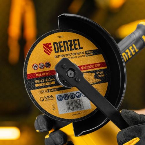 Круг отрезной по металлу, 150 х 1,2 х 22,2 мм, WA46TBF// Denzel-Tehinstrument