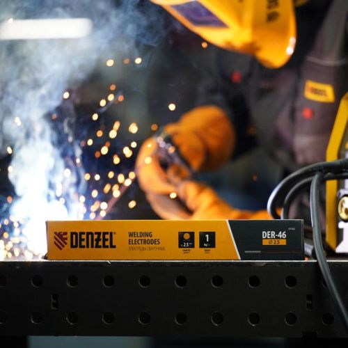 Электроды DER-46, диам. 2,5 мм, 1 кг., рутиловое покрытие Denzel-Tehinstrument