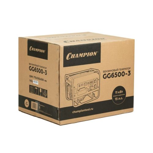 Бензиновый генератор CHAMPION GG6500-3-Tehinstrument