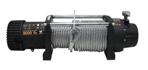 Habert Лебедка электрическая 8000LB, стальной трос-Tehinstrument