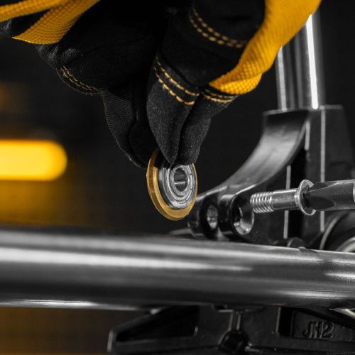 Ролик режущий с подшипником для плиткореза, 22х6х6мм, TiN Denzel-Tehinstrument