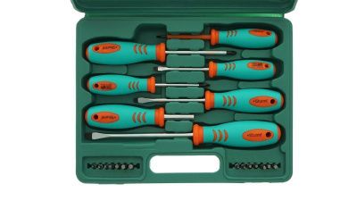 Набор отверток и бит 21 шт, пластиковый кейс, CrV,  Sturm-Tehinstrument