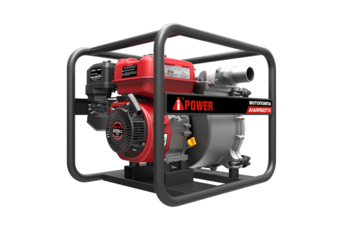 Бензиновая мотопомпа для сильнозагрязнённой воды AWP50TX, A-iPower-Tehinstrument