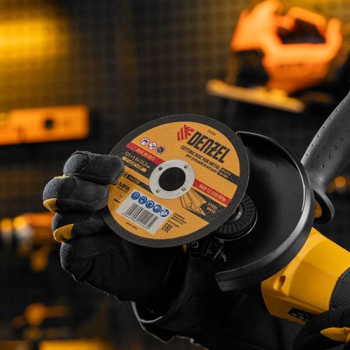 Круг отрезной по металлу, 125 х 1 х 22.2 мм Denzel-Tehinstrument