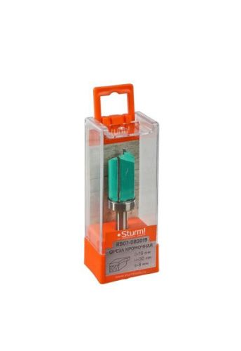 Фреза кромочная с верхним подшипником dxhxl 19x30x71 мм, хв.8  Sturm-Tehinstrument