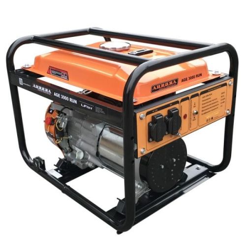 Бензогенератор Aurora AGE 3000 RUN (увеличенный топливный бак)-Tehinstrument