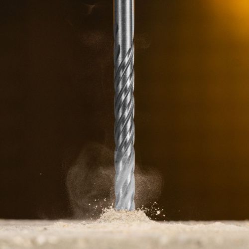 Бур по бетону, цельная крестовая пластина, 10x165 мм, SDS PLUS Denzel-Tehinstrument