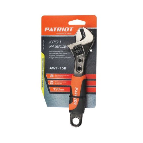 Ключ разводной Patriot AWF-150-Tehinstrument