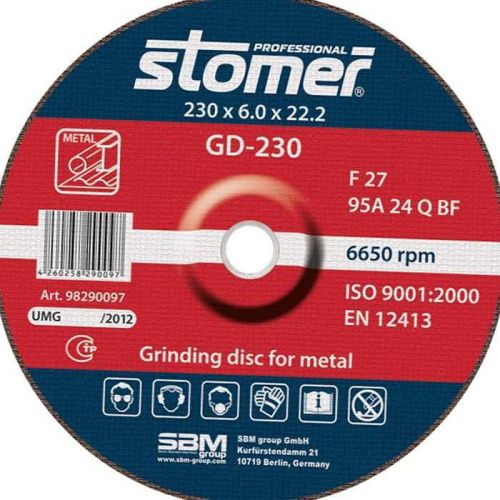 Диск шлифовальный Stomer GD-230, 98290097-Tehinstrument