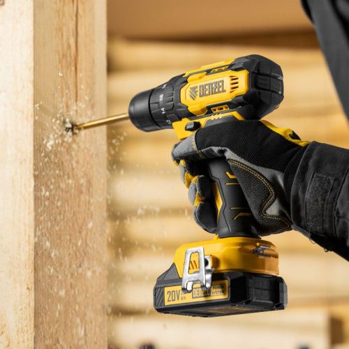 Аккумуляторный шуруповерт Denzel CDQ-20, Li-Ion, 20 В-Tehinstrument