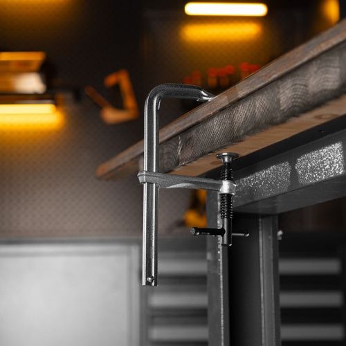 Струбцина F-образная, 80x200мм, кованая Denzel-Tehinstrument