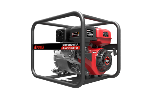 Бензиновая мотопомпа для сильнозагрязнённой воды AWP80TX, A-iPower-Tehinstrument