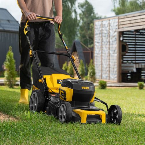 Газонокосилка аккумуляторная Denzel DLM-460 бесщеточная-Tehinstrument