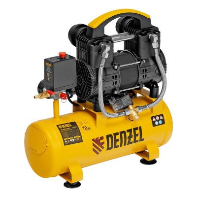 Малошумный безмасляный компрессор Denzel DLP-950/10-Tehinstrument