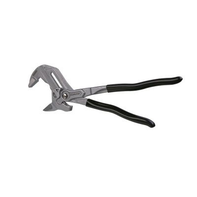Клещи-переставные, 300мм, кнопочный шарнир, без засечек на губках, Hanskonner-Tehinstrument