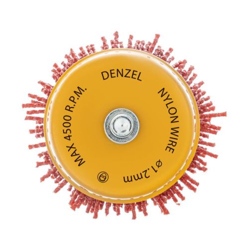 Щетка для дрели, 65 мм, Чашка, со шпилькой, нейлоновая щетина Denzel-Tehinstrument