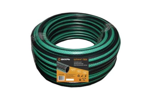 Шланг Вихрь поливочный ПВХ, 3/4 дюймов, 15м-Tehinstrument