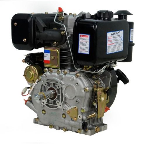 Двигатель Lifan Diesel 188FD, вал ?25мм, катушка 6 Ампер-Tehinstrument
