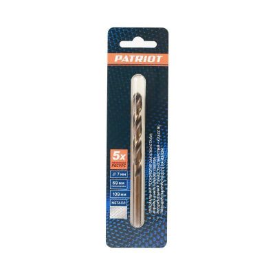 Сверло по металлу (7.0х109/69 мм), Patriot-Tehinstrument